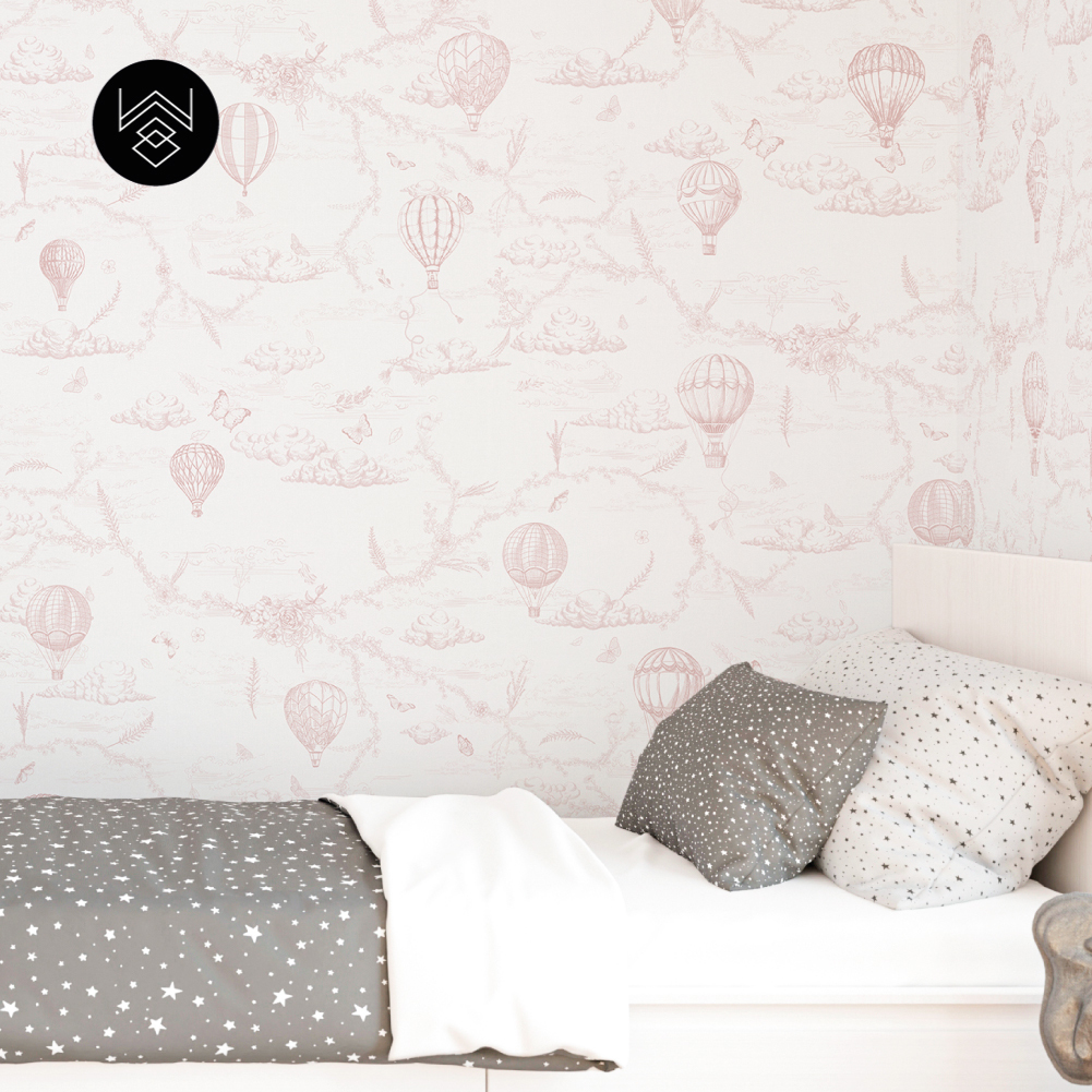 טפט מילאן פורח ורוד