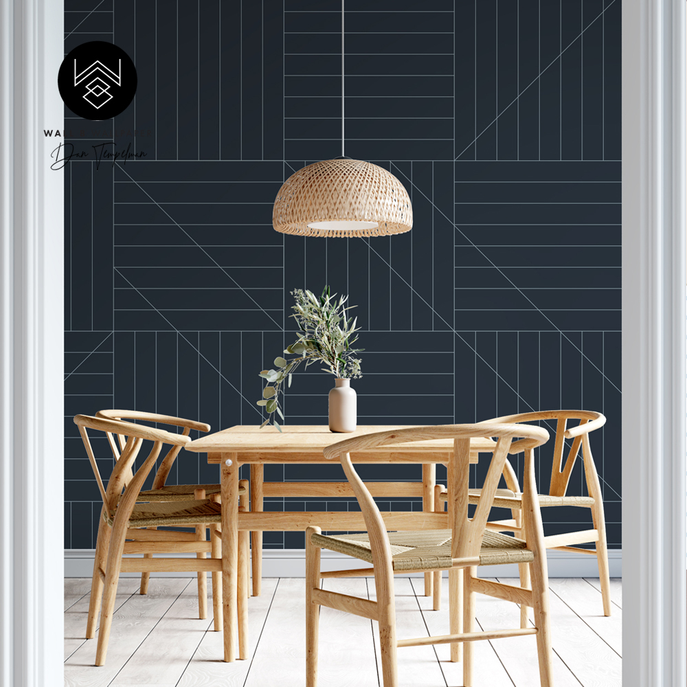 טפט מינימל ליין 6 נייבי