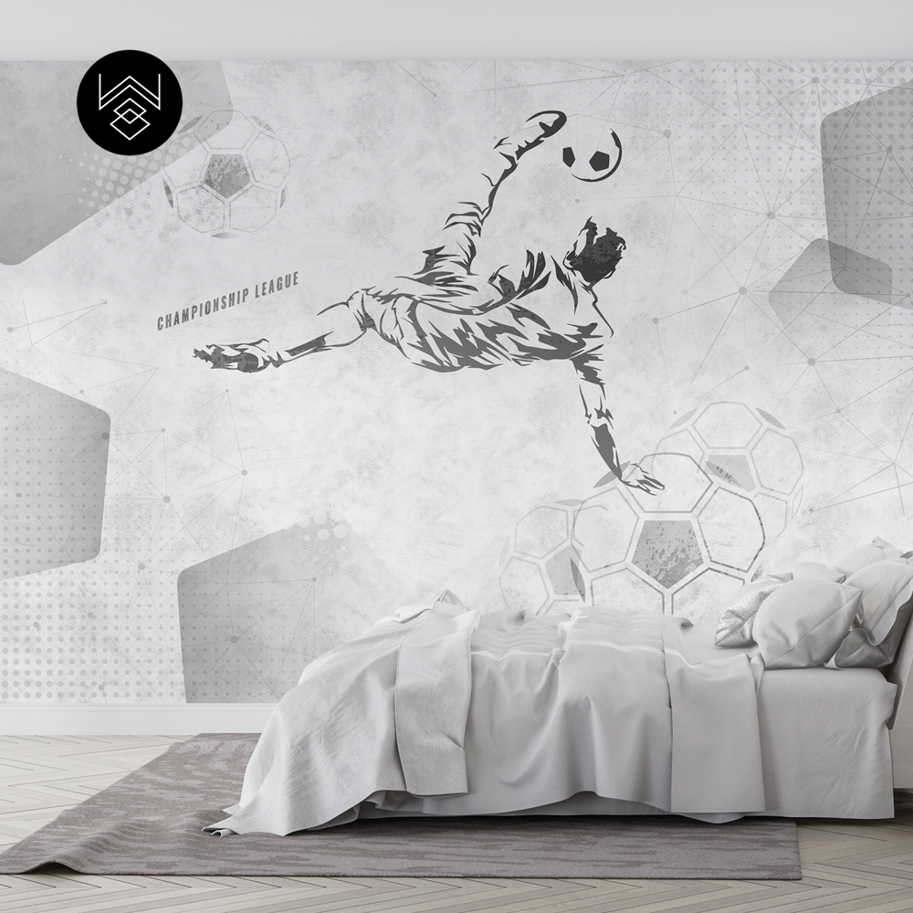 טפט צ'מפיון 3 שחור אפור