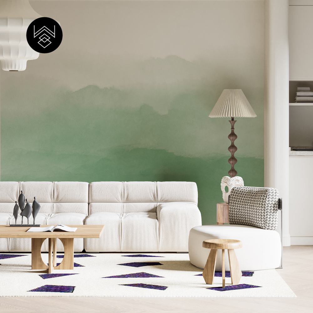 טפט סמוק וייב ירוק