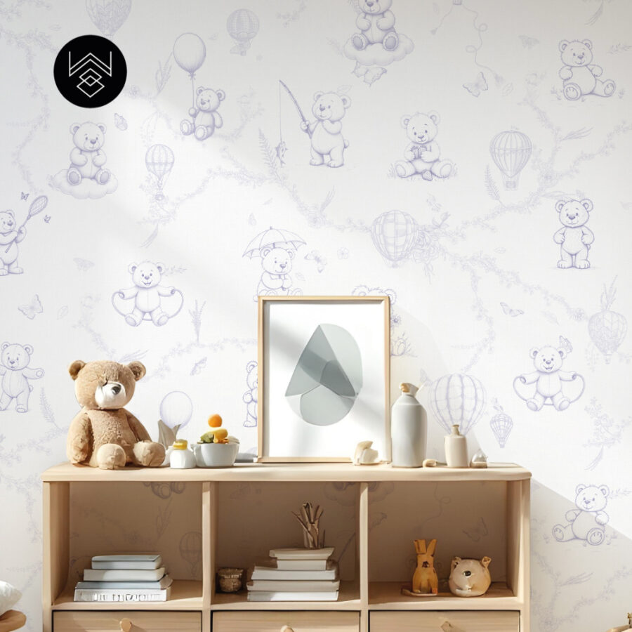 טפט מילאן דובונים סגול 4