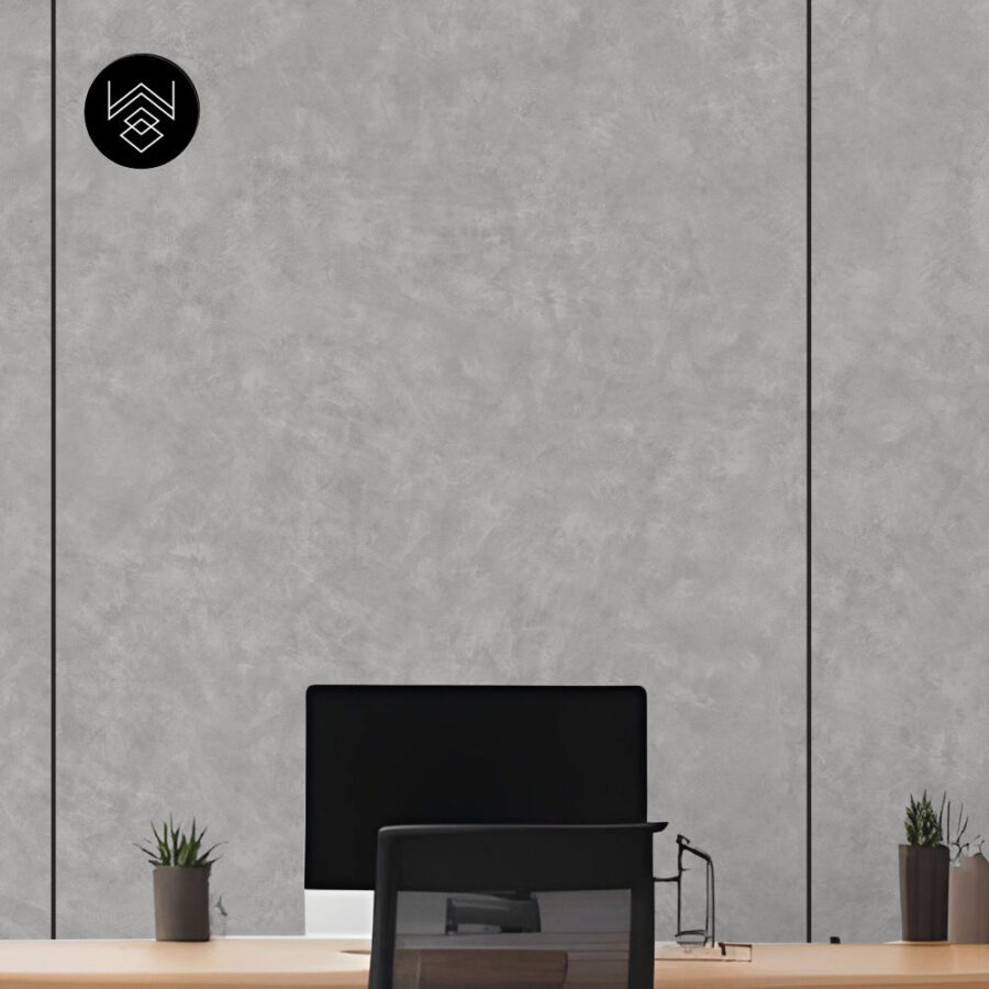 טפט דמוי פורניר בטון אפור