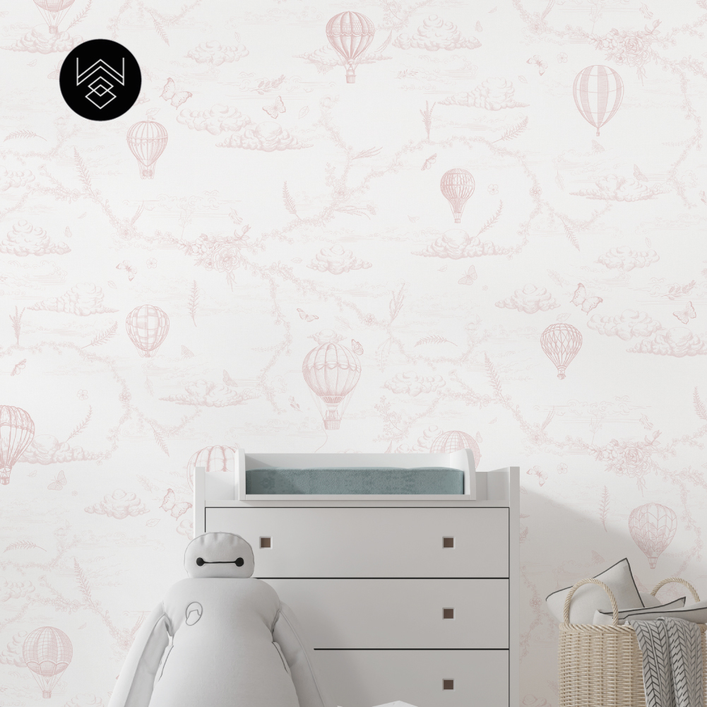 טפט מילאן פורח ורוד