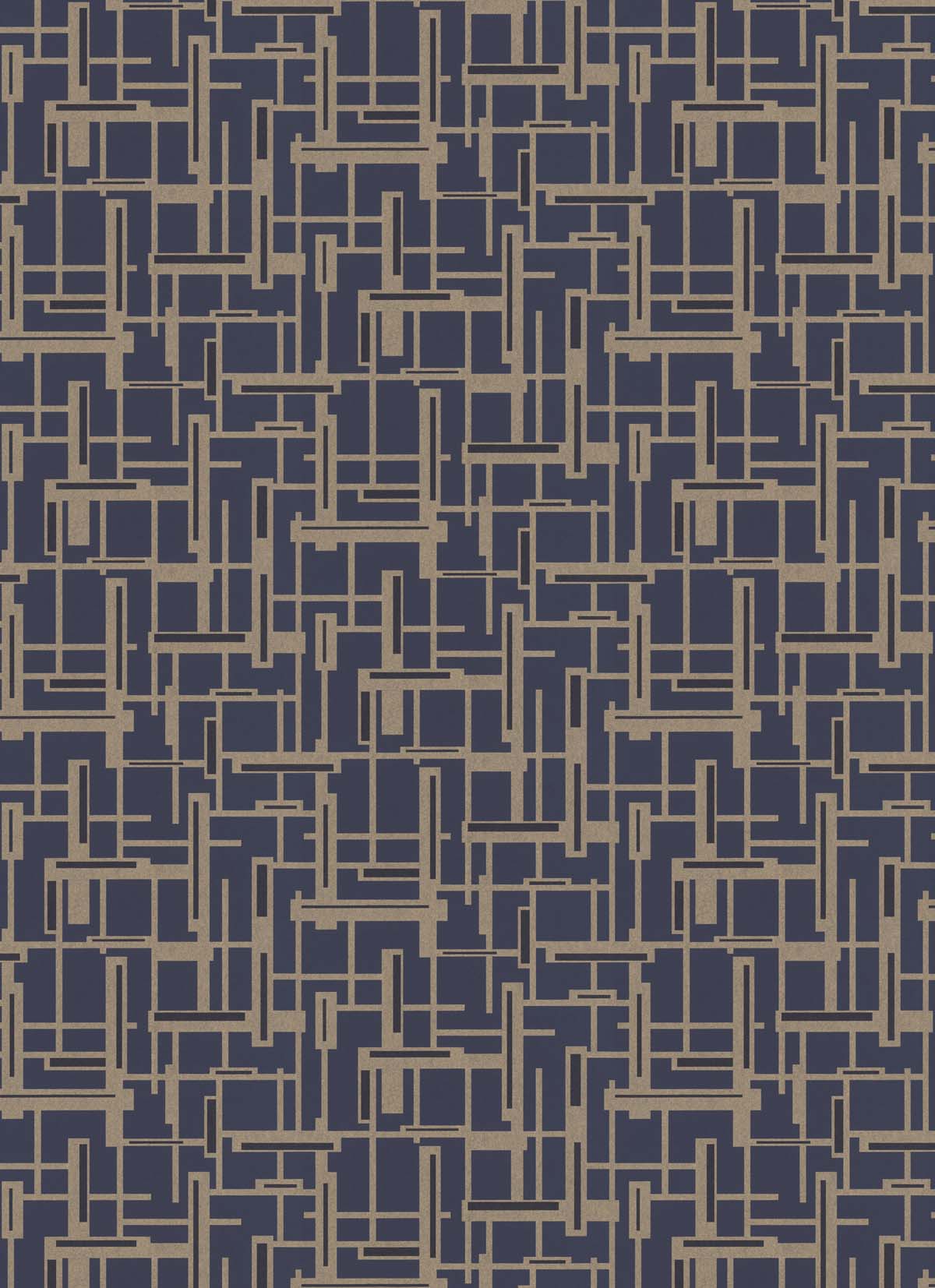 COMPOSITION SMOKE-BLUE & GOLD
