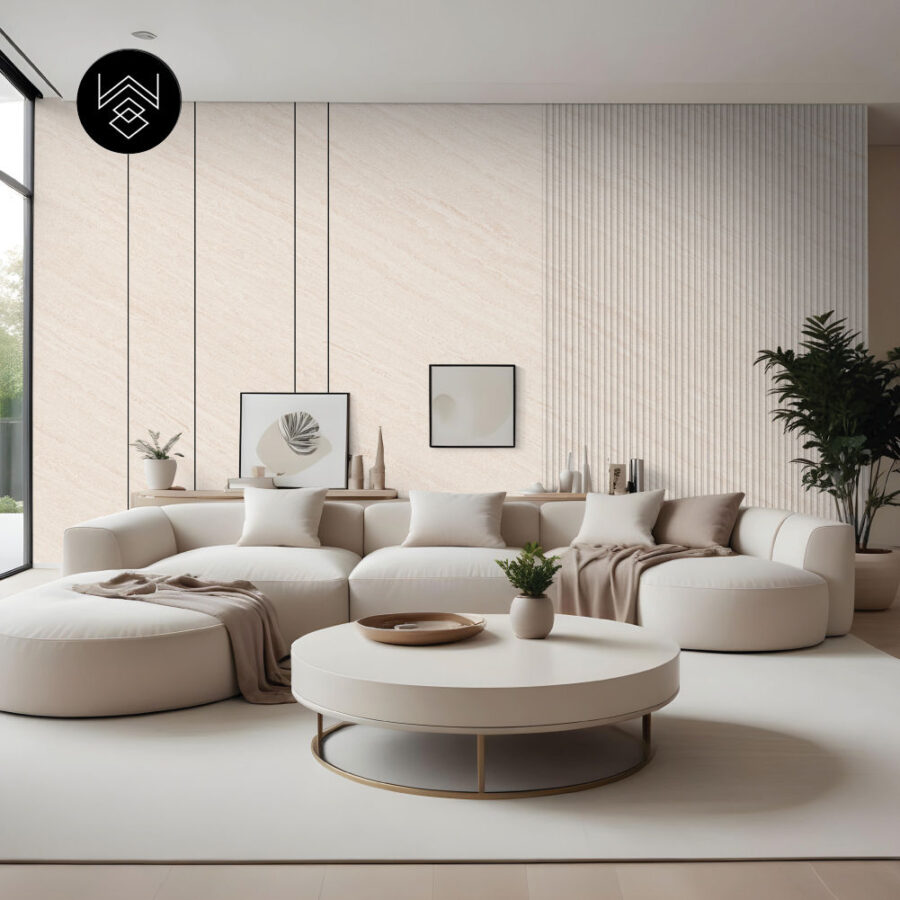 טפט דמוי פורניר טרוונטין בז’