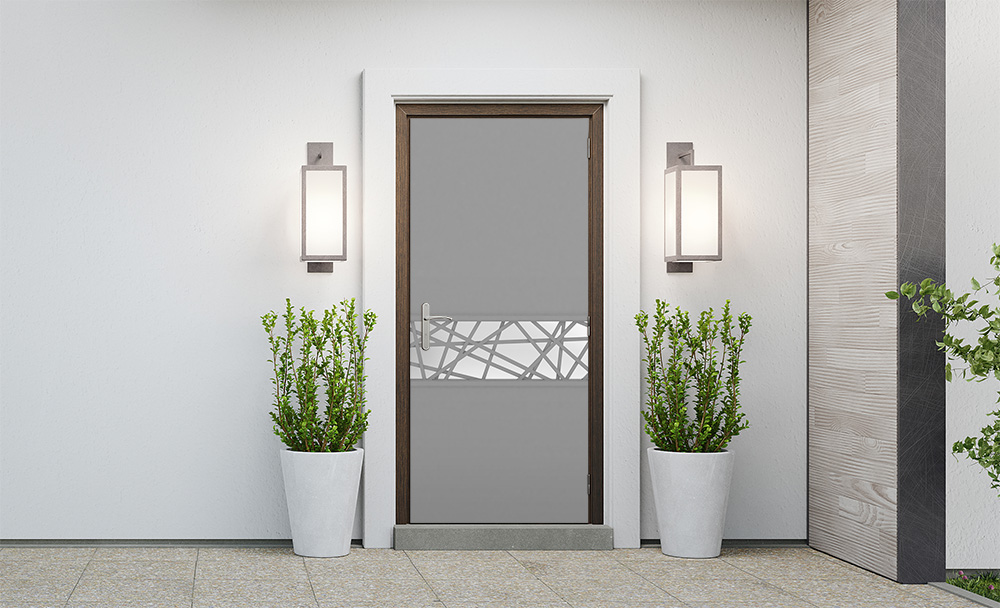 טפט לדלת 101-2 אפור בהיר