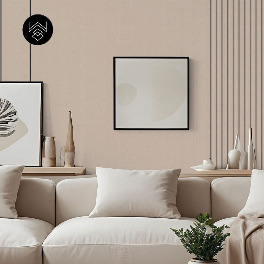 טפט דמוי פורניר פשתן