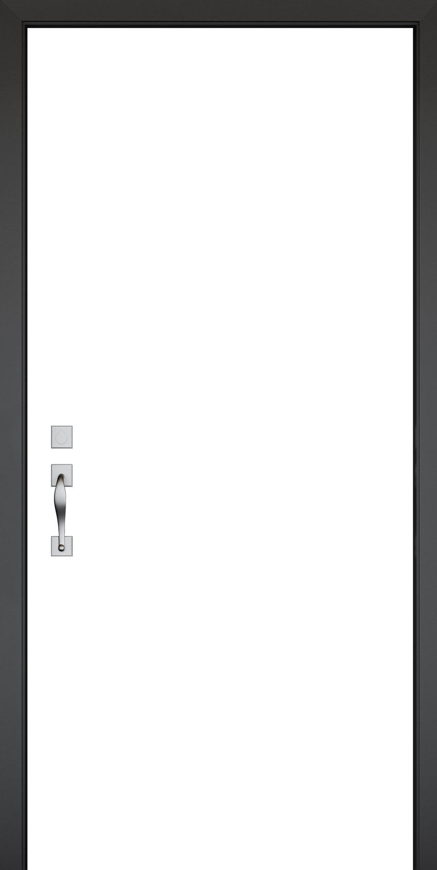 טפט לדלת WHITE