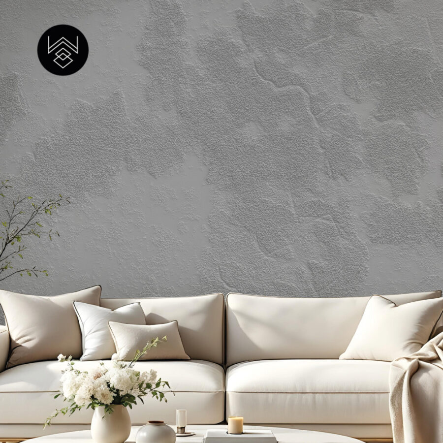 טפט סטון ערבה אפור כהה