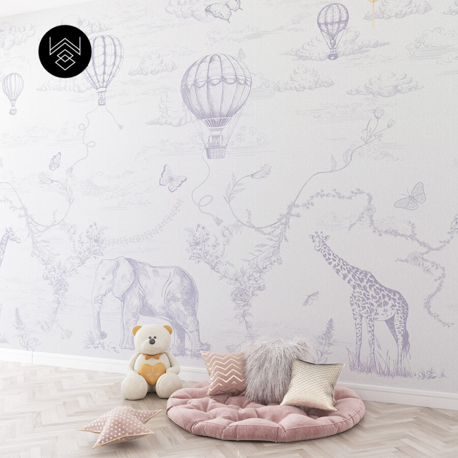 טפט מילאן 5 סגול