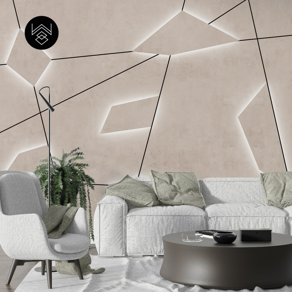 טפט משושים תלת מימד 3