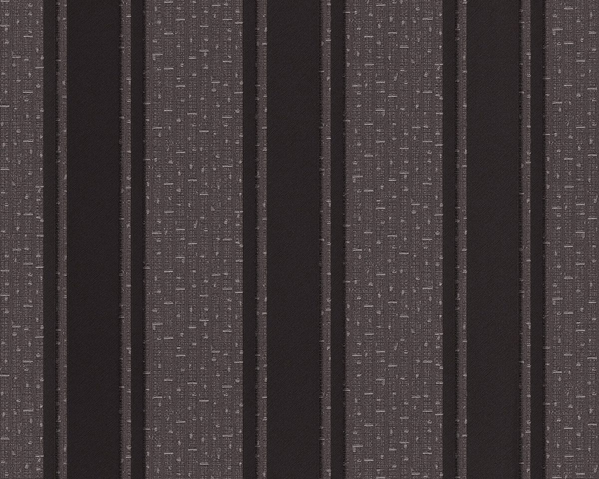 טפט וורסצ'ה פסים שחור אפור