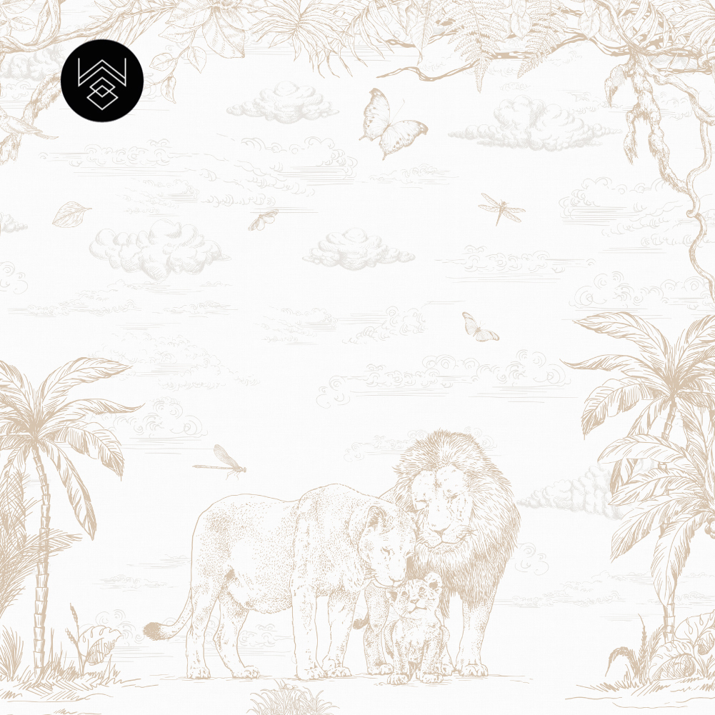 טפט מילאן אריות בז