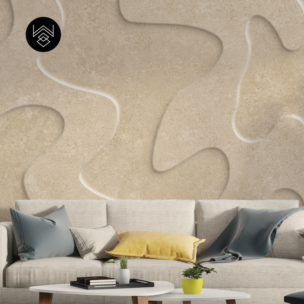 טפט פיין אבסטרקט 3 חום