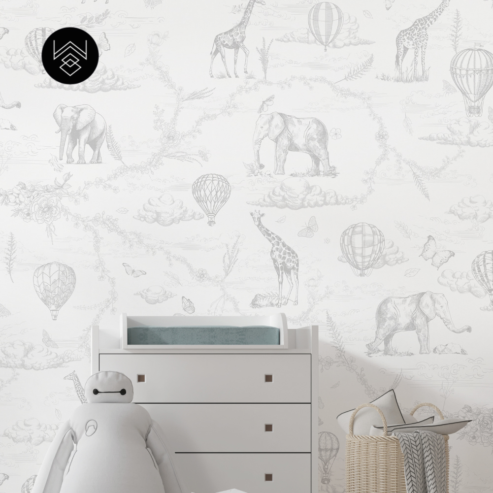 טפט מילאן פאטרן אפור