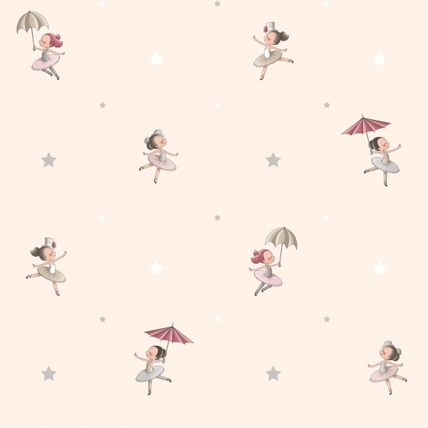 טפט רקדניות וכוכבים קרם