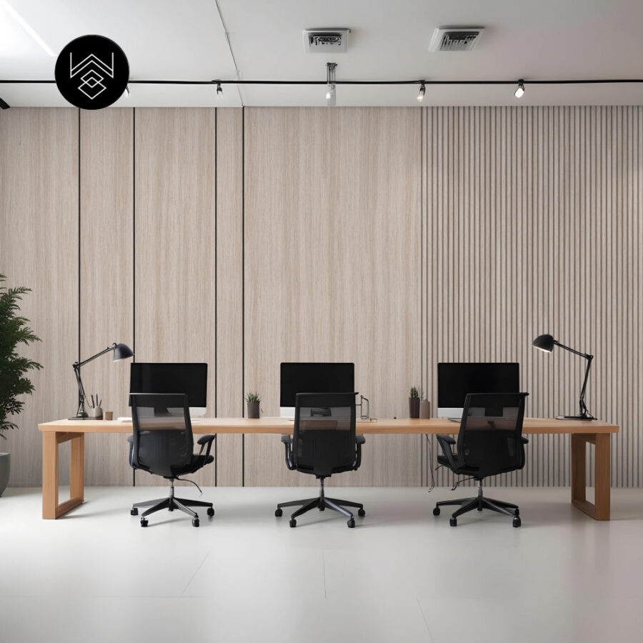 טפט דמוי פורניר עץ אלון מולבן