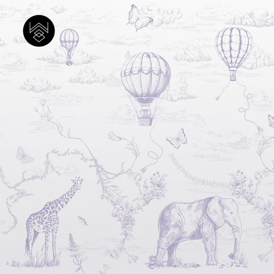 טפט מילאן 5 סגול