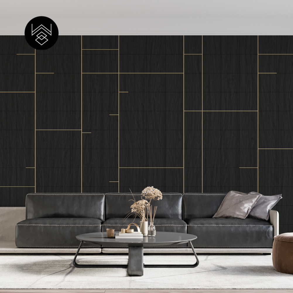 טפט אקלקט ליין שחור