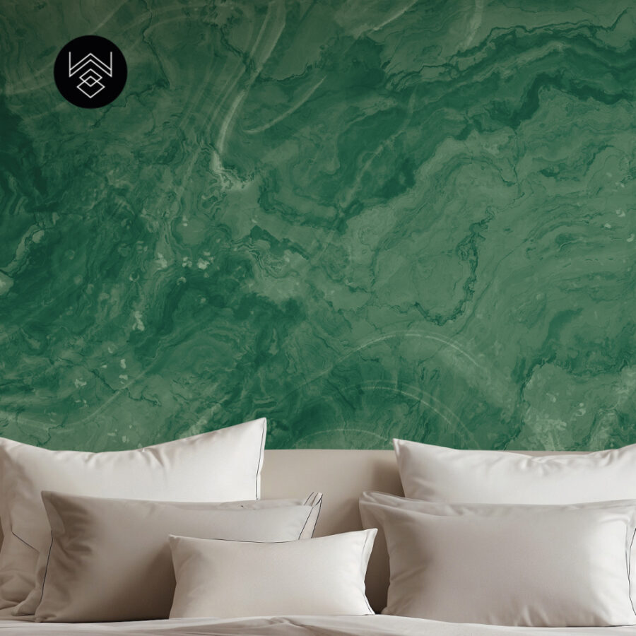 טפט מארבל נורד ירוק