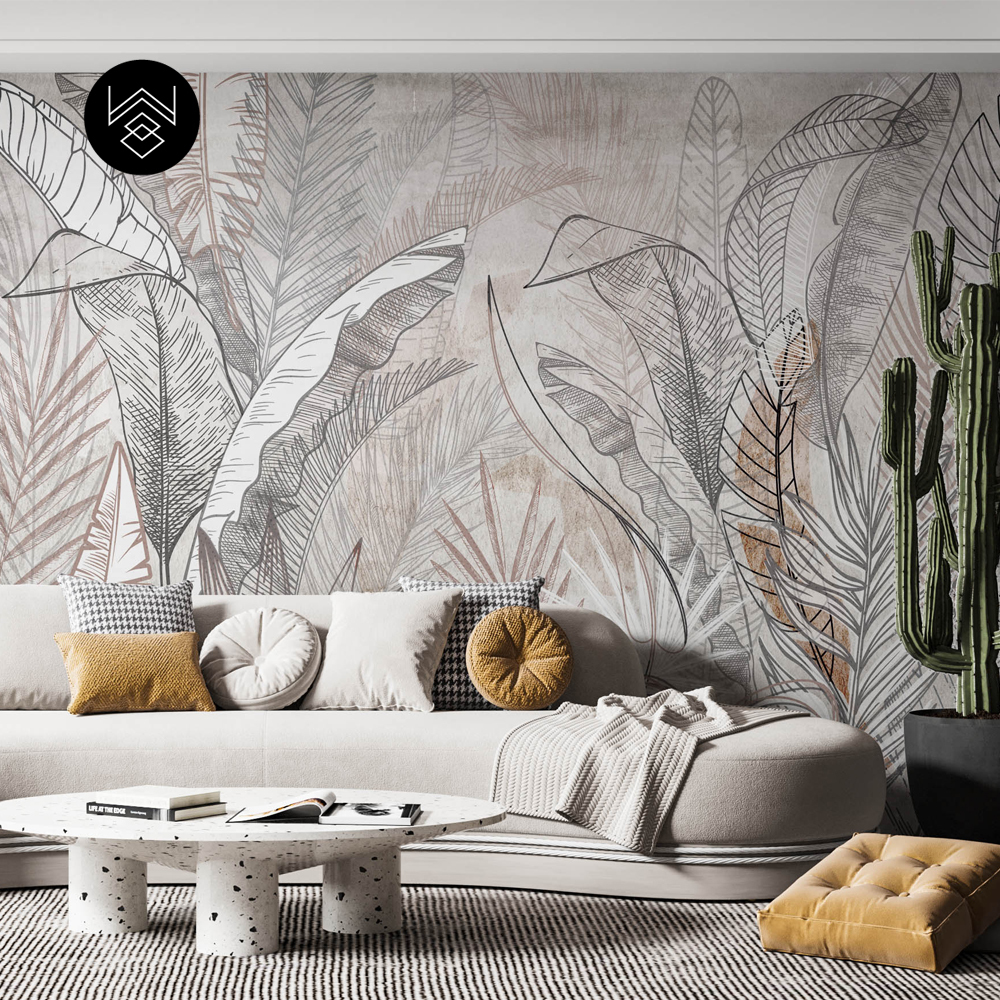 טפט טרופי סקאצ חום