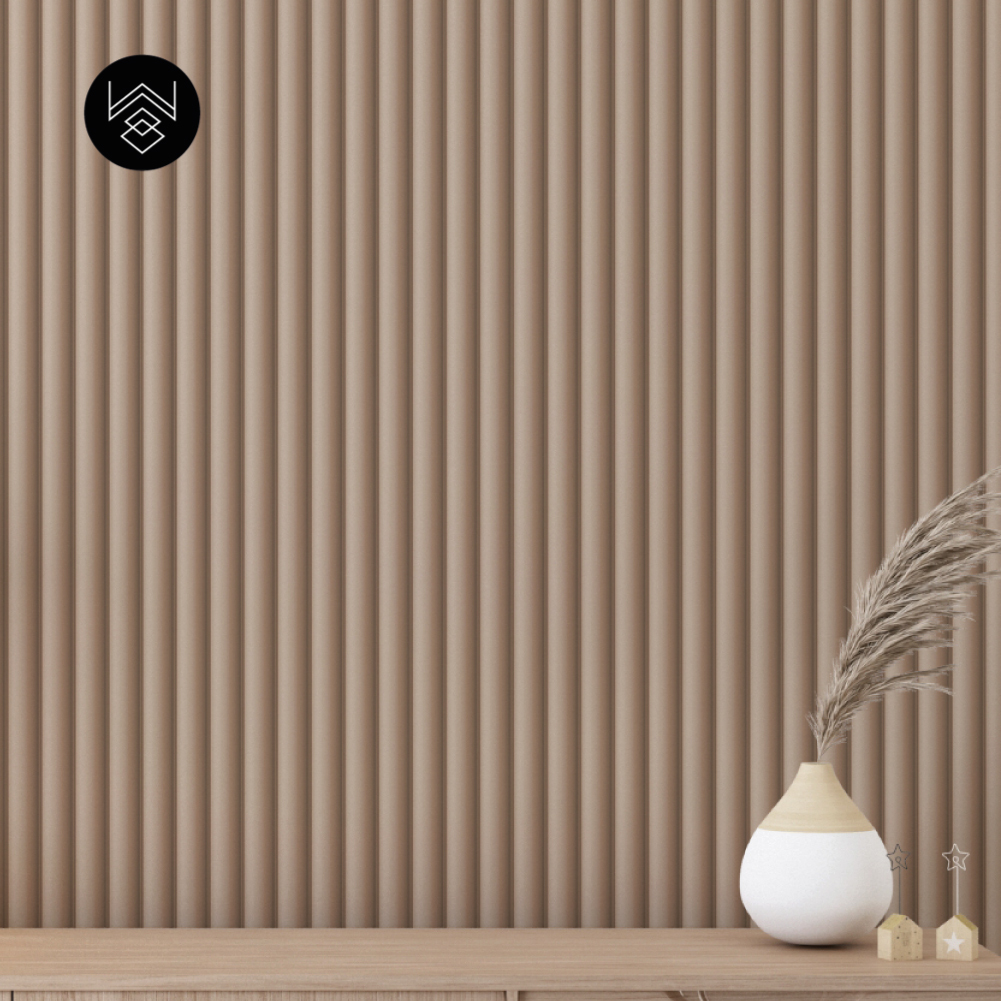 טפט ווד חום כאמל מעוגל