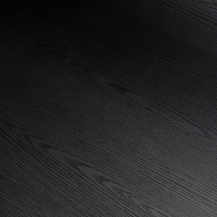 טפט מדבקה פרימיום דמוי עץ שחור מט