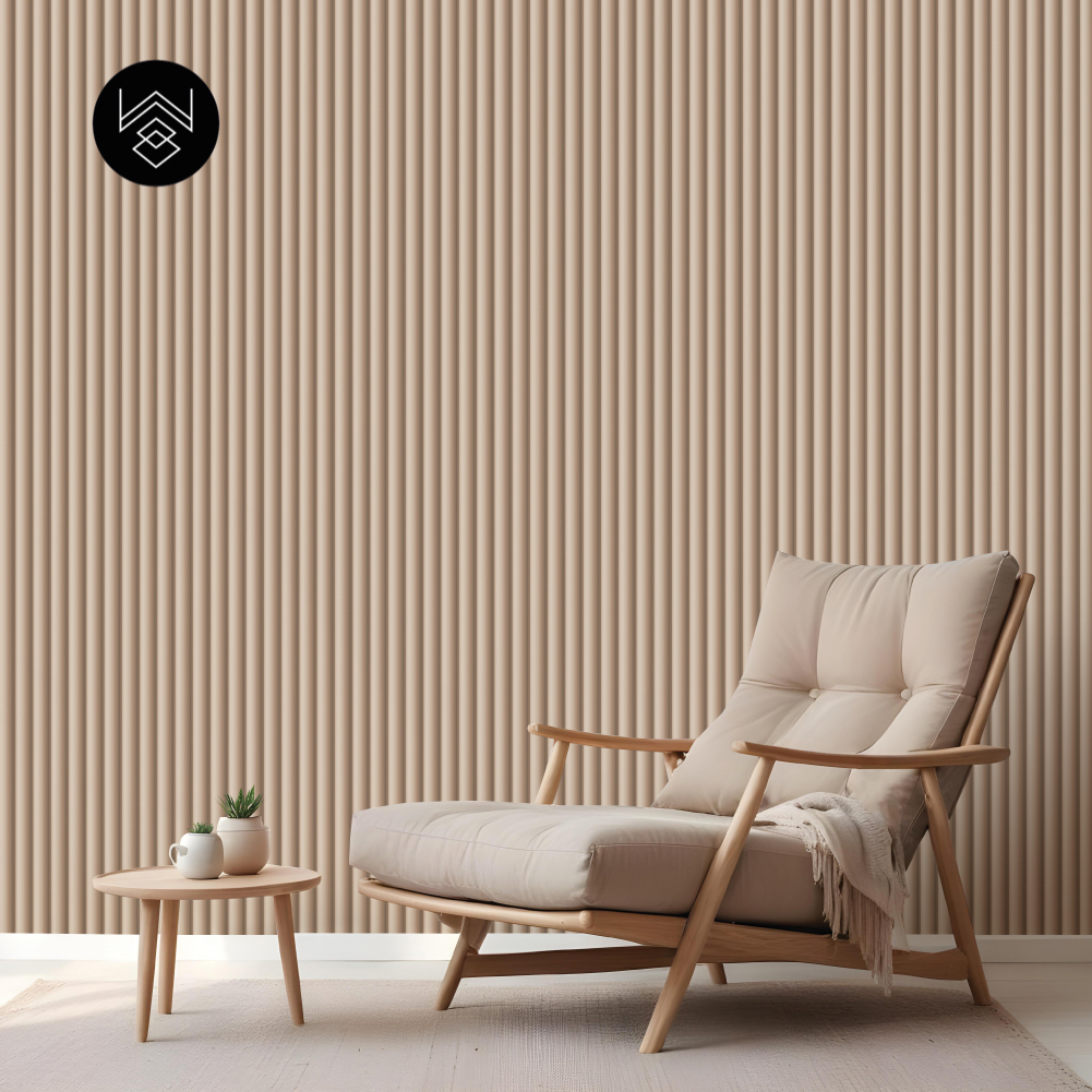 טפט ווד חום כאמל מעוגל