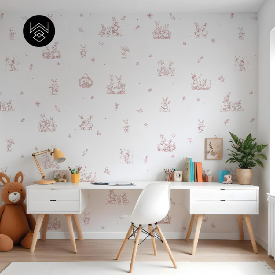 טפט ראביט אלגנט בורדו