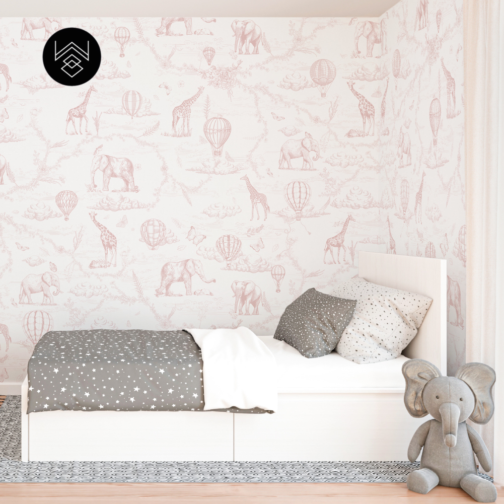 טפט מילאן פאטרן ורוד