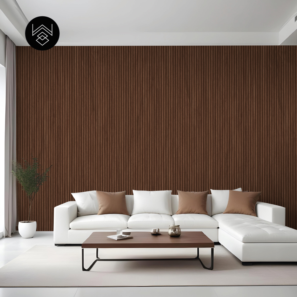 טפט ווד חום כהה מעוגל