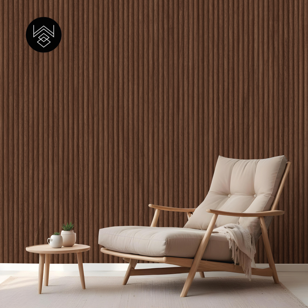 טפט ווד חום כהה מעוגל