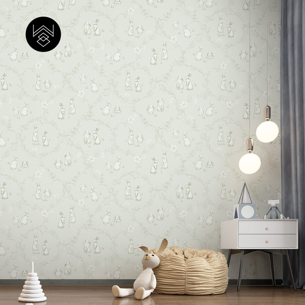 טפט ראביט אוריינט ירוק