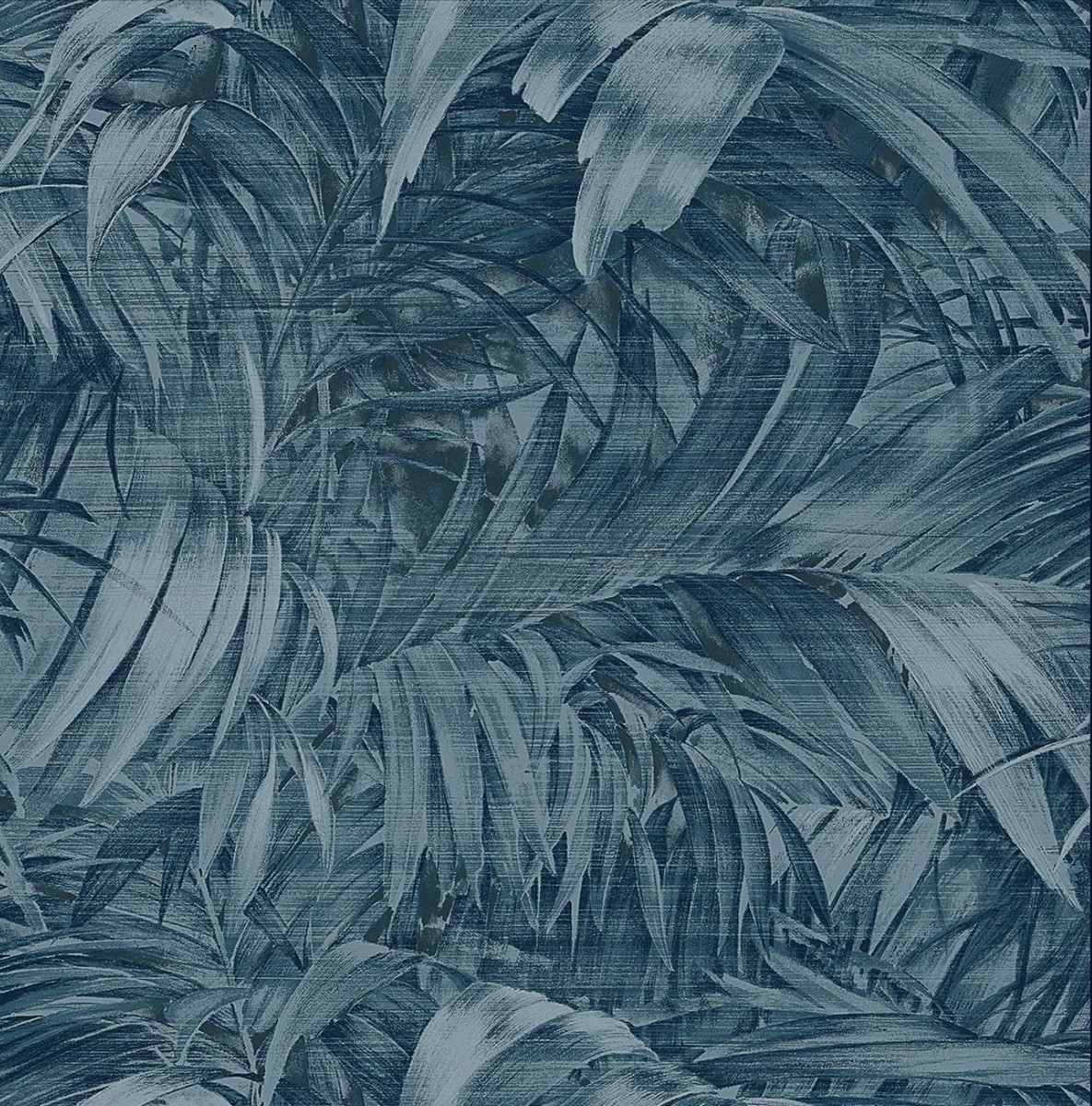 טפט עלים דגרדה בניצנוץ עדין כחול