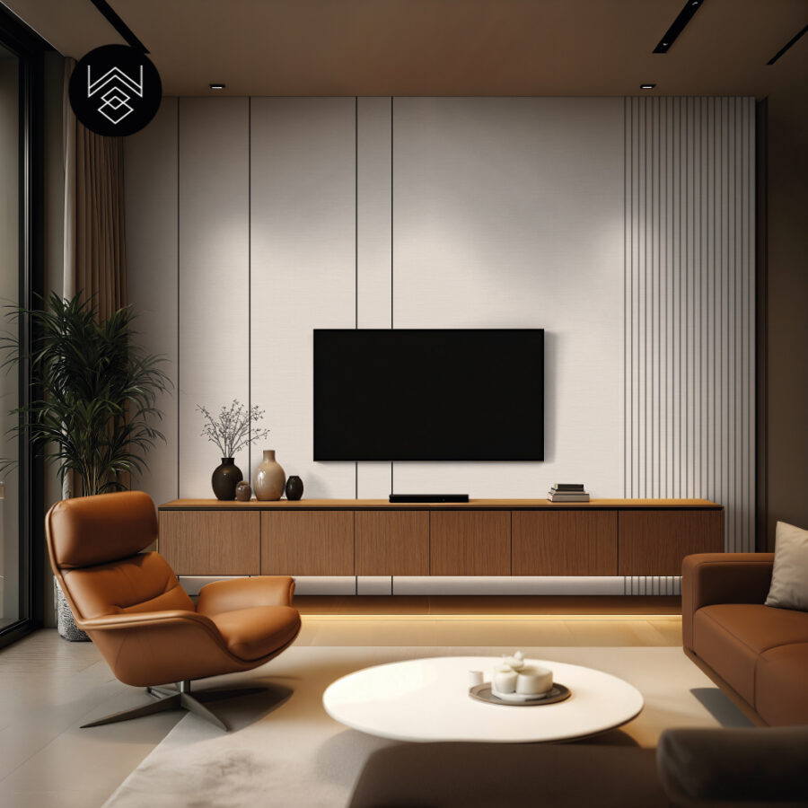 טפט דמוי פורניר פשתן משי