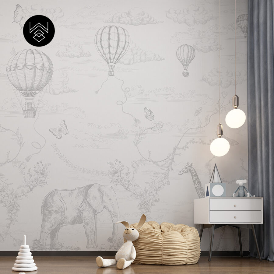 טפט מילאן 1 אפור