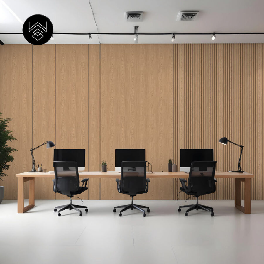 טפט דמוי פורניר עץ אלון טבעי