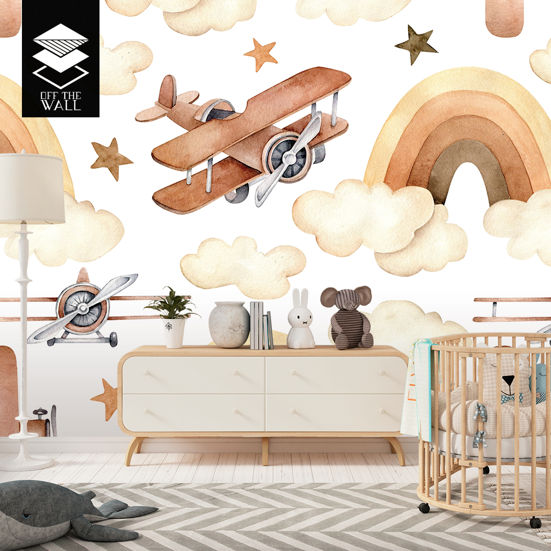 טפט פסטל אביאיישן קידס