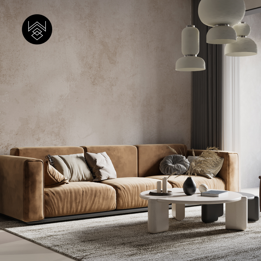 טפט קונקריט בז'