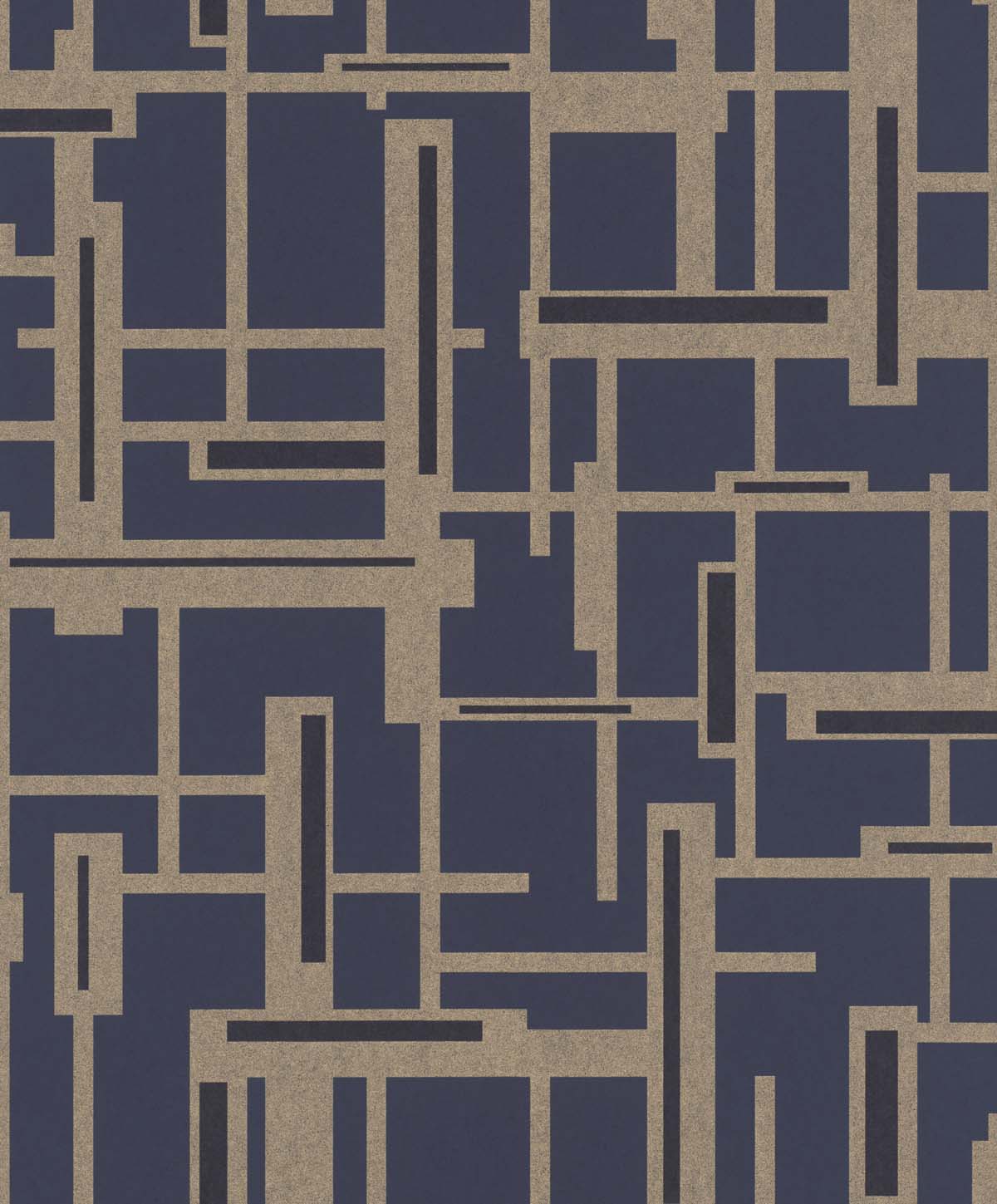 COMPOSITION SMOKE-BLUE & GOLD