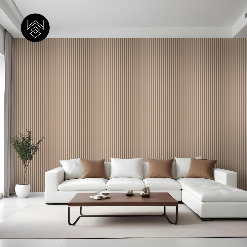 טפט ווד חום כאמל מעוגל