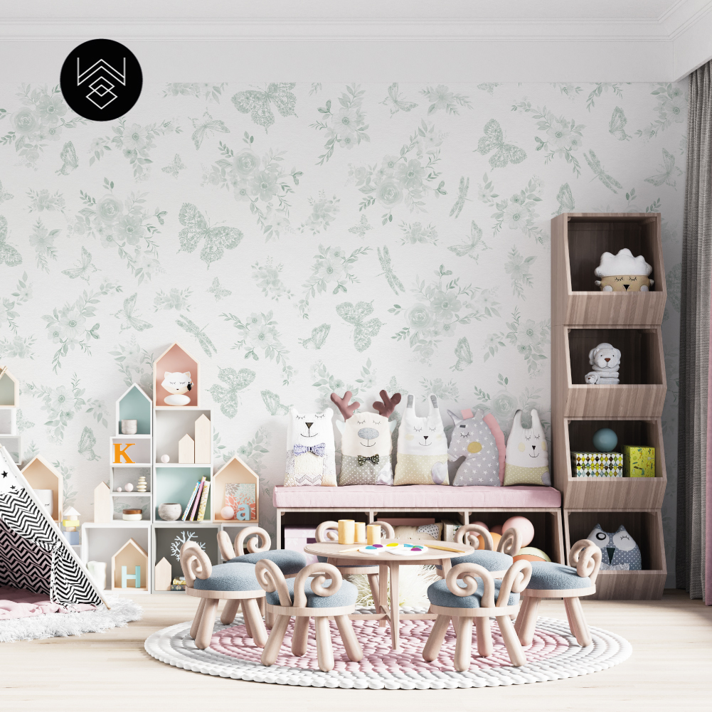 טפט באטרפליי נייס ירוק