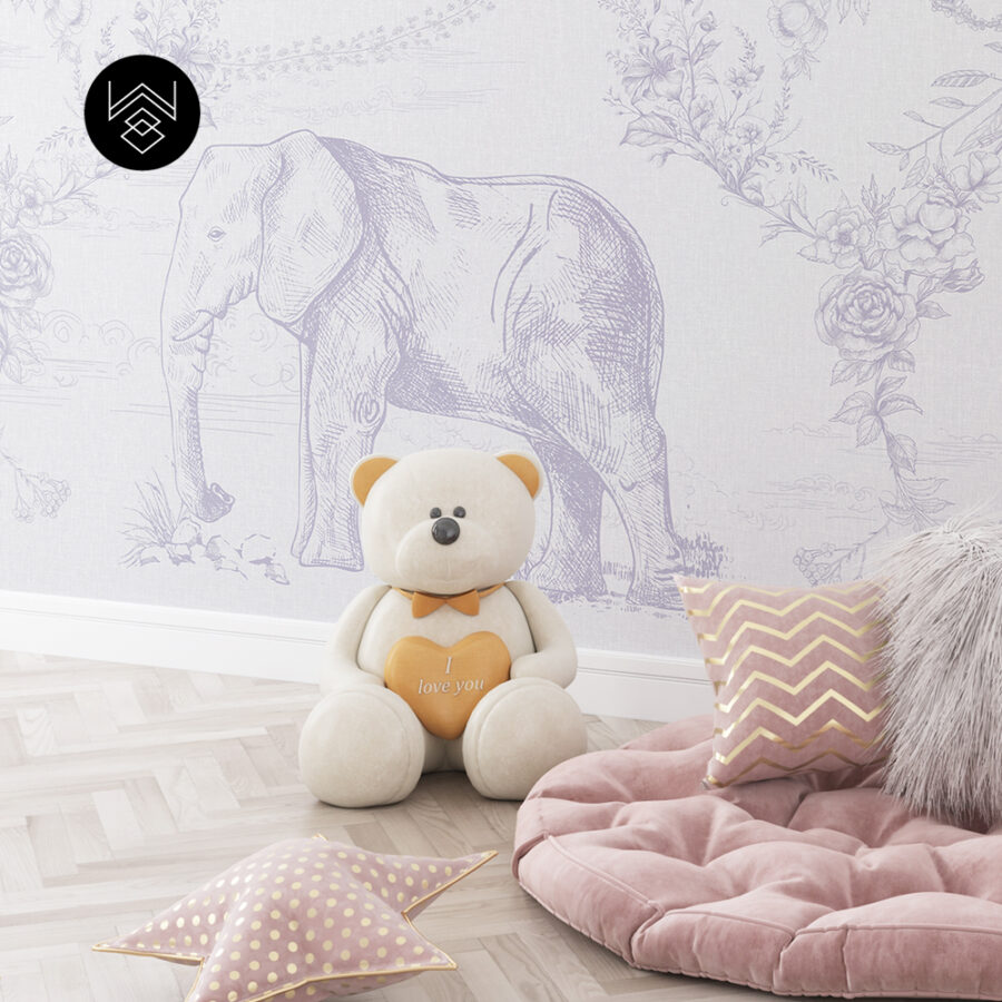 טפט מילאן 5 סגול