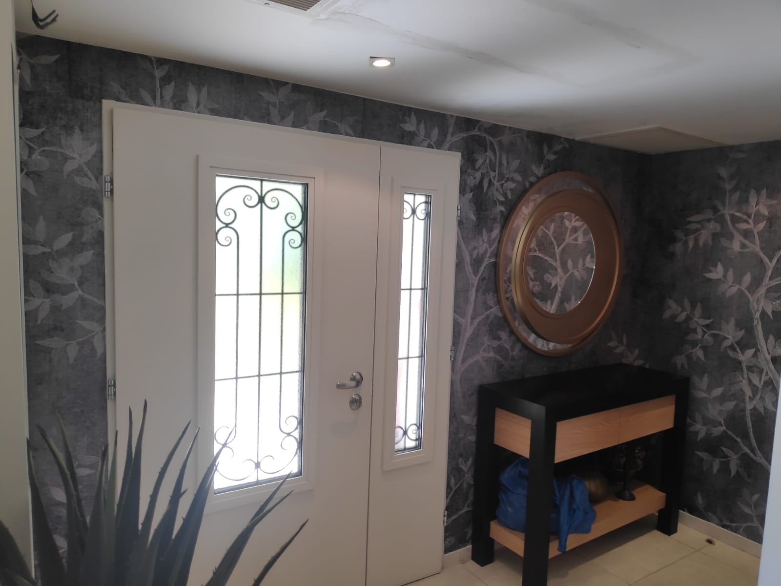 טפט ווש עצים פחם