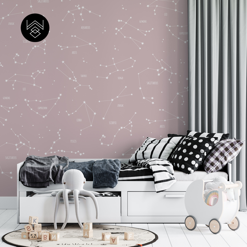 טפט גלקסי ליין 4 ורוד