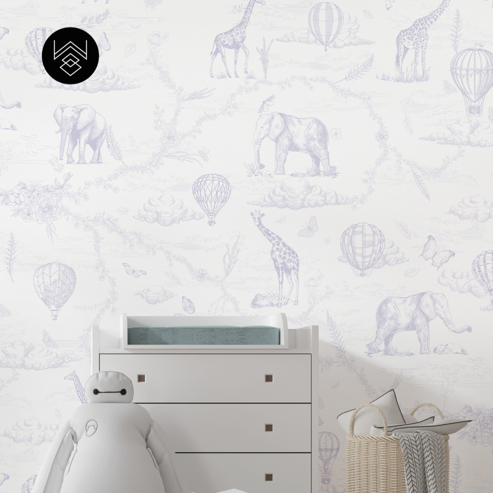 טפט מילאן פאטרן סגול