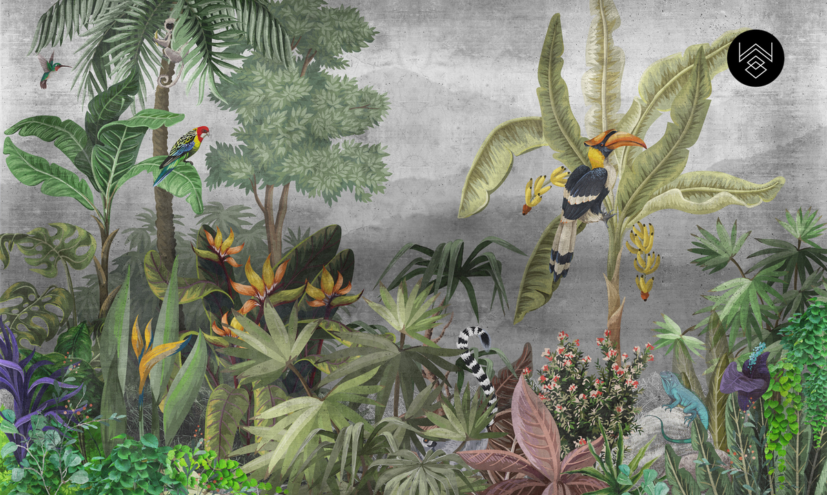 טפט גונגל לייף אפור