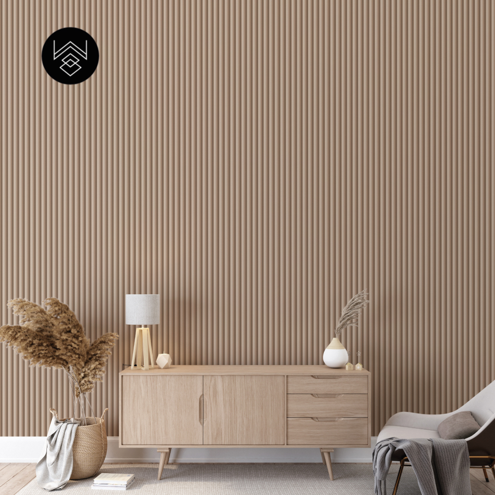 טפט ווד חום כאמל מעוגל