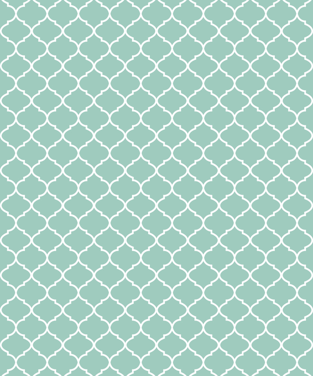 טפט מדבקה מדליונים קטנים טורקיז