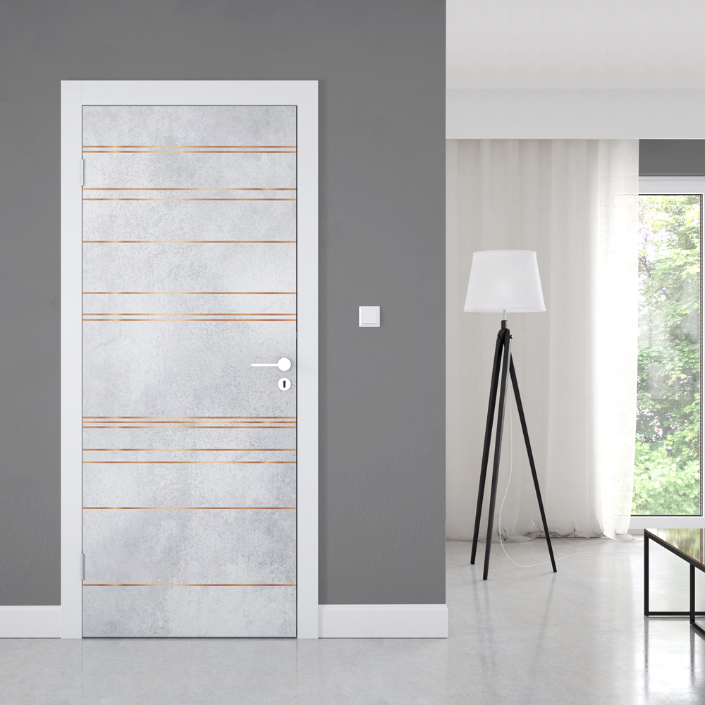 טפט לדלת ווש פסי דמוי זהב